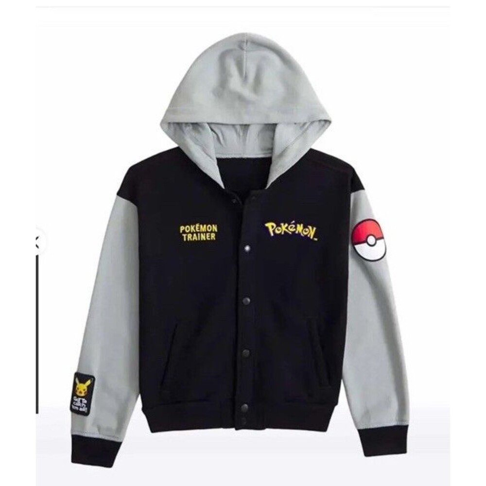 Abercrombie & Fitch Kids Pokémon Trainer Jacket Size 11-12 Authentic